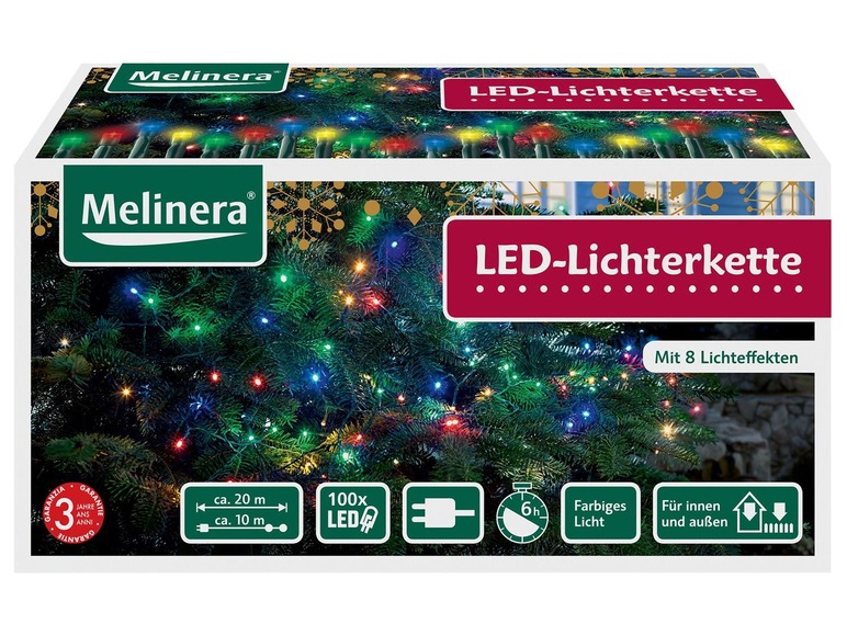 Pełny ekran: Melinera Łańcuch świetlny 100 diod LED - zdjęcie 5