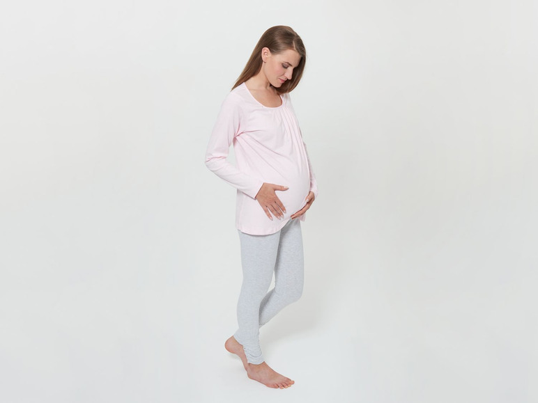 Pełny ekran: ESMARA® Lingerie Piżama ciążowa z biobawełną, 1 komplet - zdjęcie 6