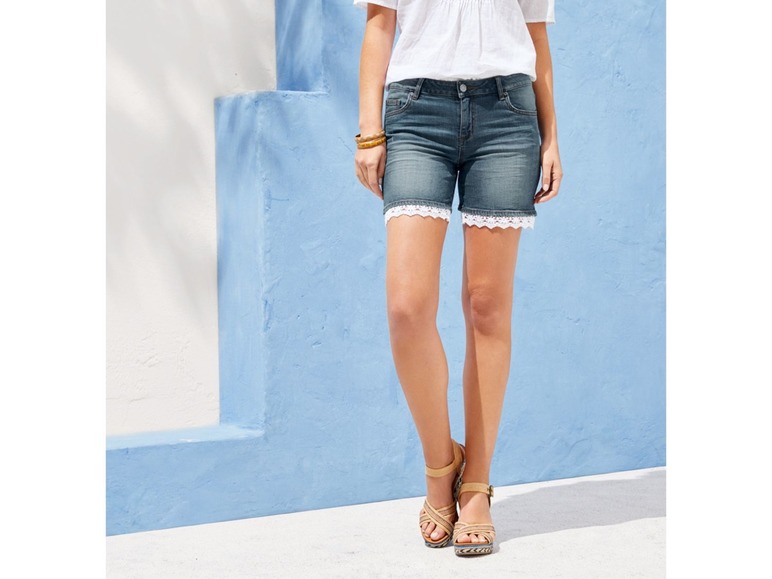 Pełny ekran: esmara® Szorty damskie jeansowe, 1 para - zdjęcie 13