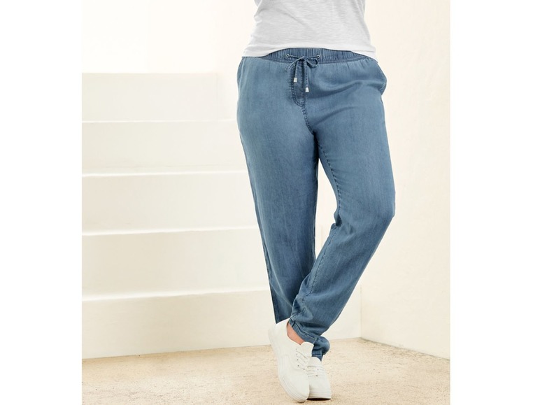 Pełny ekran: esmara® Spodnie damskie z lyocellu lub wiskozy XXL, 1 para - zdjęcie 3