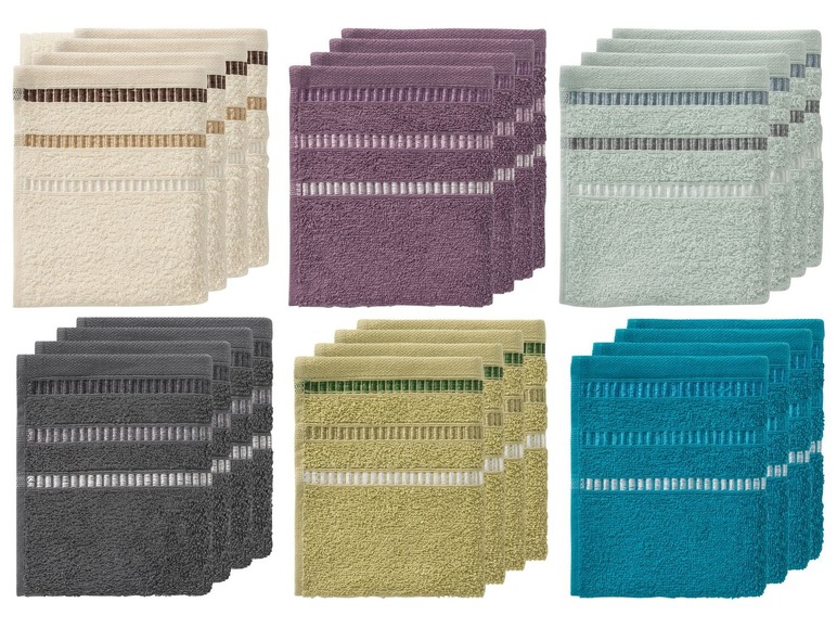 Pełny ekran: miomare Ręczniki frotte 30 x 50 cm 4 sztuki - zdjęcie 1