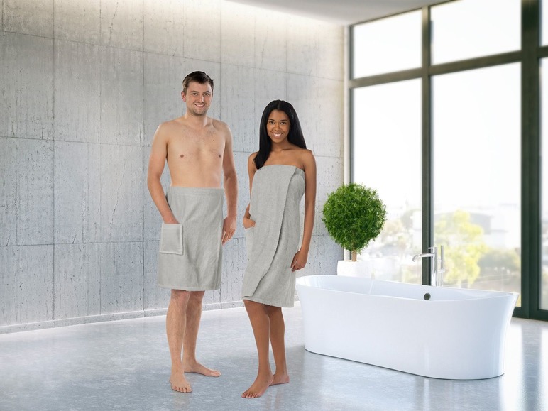 Pełny ekran: Biberna Ręcznik do sauny damski - zdjęcie 11