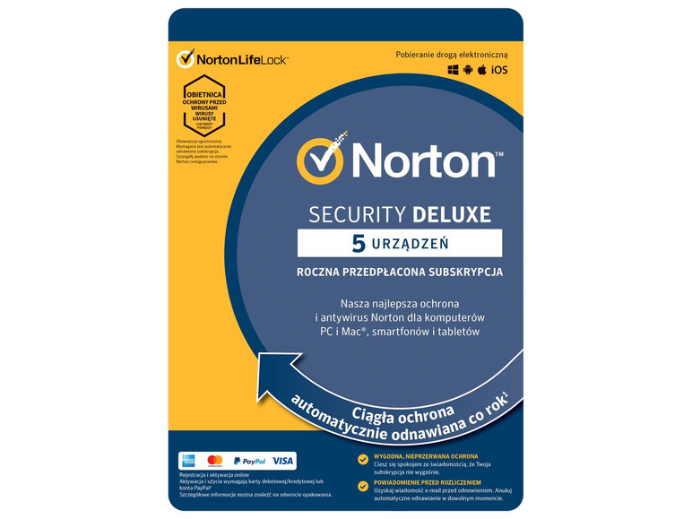 Pełny ekran: Norton Security Deluxe dla 5 urządzeń, 1 rok - zdjęcie 1