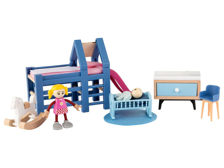 Pełny ekran: Playtive Zestaw drewnianych mebelków lub lalek, 1 komplet - zdjęcie 13
