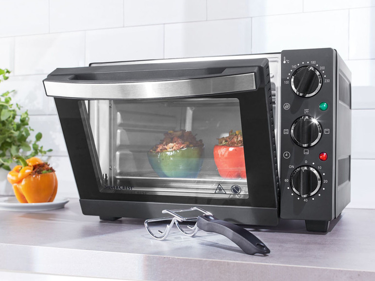 Pełny ekran: Silvercrest Kitchen Tools Piekarnik elektryczny z funkcją grilla SGB1200 F1, 1200 W - zdjęcie 2