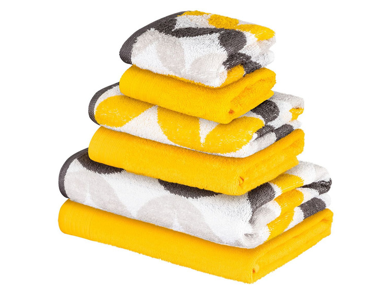Pełny ekran: miomare Zestaw ręczników z frotté, 6 sztuk - zdjęcie 12