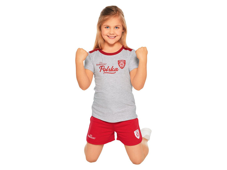 Pełny ekran: Koszulka piłkarska dziewczęca Polska UEFA 2020, 1 sztuka - zdjęcie 3