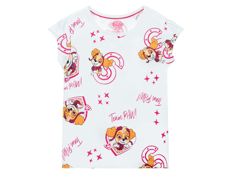 Pełny ekran: Piżama dziewczęca letnia z bohaterami bajek (t-shirt + spodenki), 1 komplet - zdjęcie 10