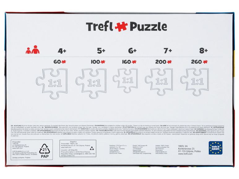 Pełny ekran: Trefl Puzzle 9 w 1, 1 zestaw - zdjęcie 5