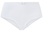 Białe majtki z koronką.