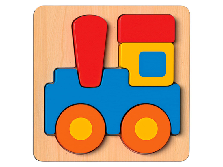 Drewniane puzzle, 1 zestaw