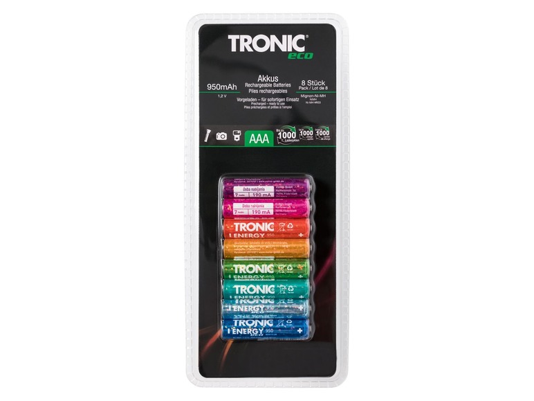Pełny ekran: TRONIC® Zestaw 8 akumulatorków 1,2 V - zdjęcie 2