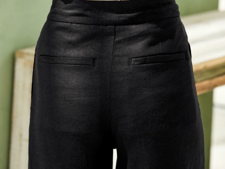 Pełny ekran: esmara® Spodnie damskie z dodatkiem lnu, 1 para - zdjęcie 9