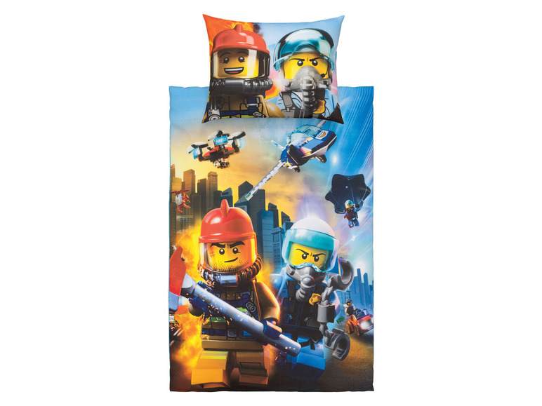 Pełny ekran: Dwustronna pościel dziecięca LEGO City, 140 x 200 cm - zdjęcie 4