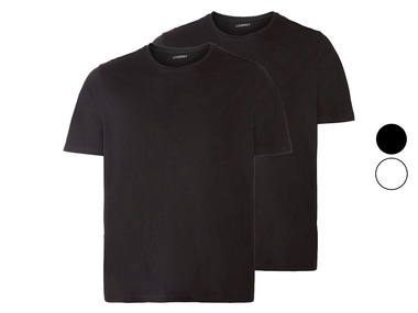 LIVERGY® T-shirt męski z bawełną, XXL, 2 sztuki