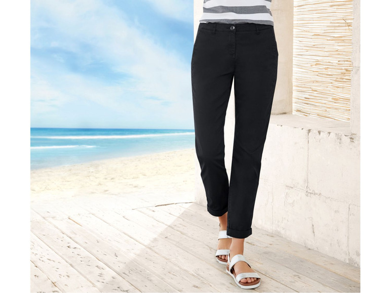 Pełny ekran: esmara® Spodnie damskie typu chino, 1 para - zdjęcie 6