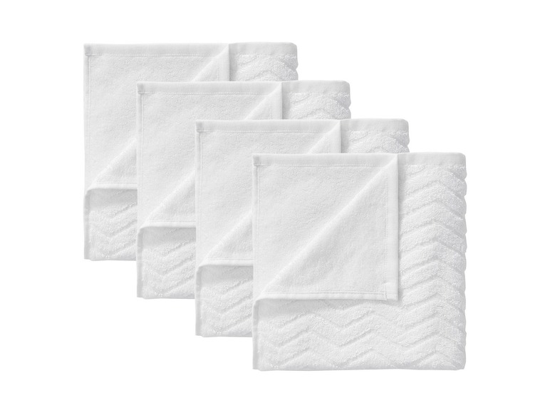 Pełny ekran: miomare Ręczniki kąpielowe 50 x 100 cm, 4 sztuki - zdjęcie 2