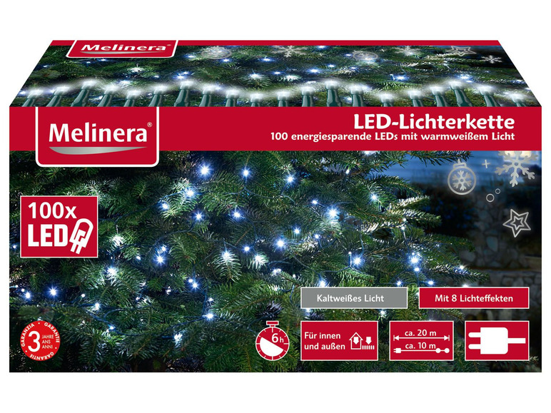 Pełny ekran: Melinera Łańcuch świetlny 100 diod LED, 1 sztuka - zdjęcie 17