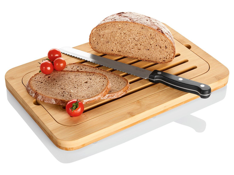 Pełny ekran: ERNESTO® Bambusowa deska do krojenia chleba, 1 sztuka - zdjęcie 3