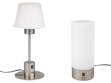 LIVARNO home Lampa stołowa LED z portem USB, 1 sztuka