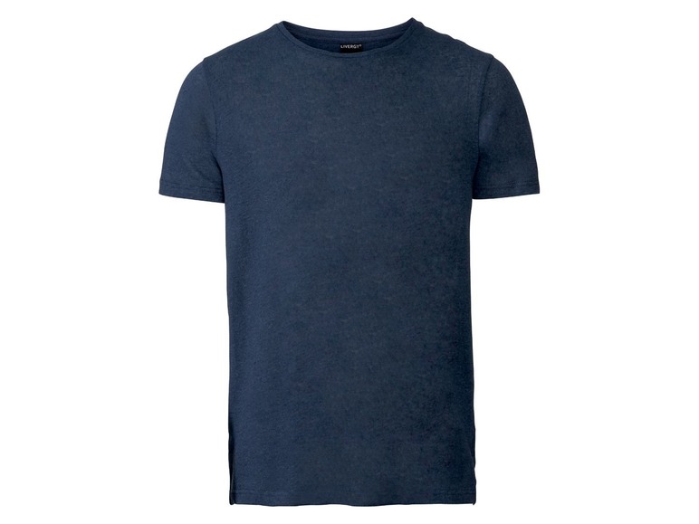 Pełny ekran: LIVERGY® T-shirt męski z lnem, 1 sztuka - zdjęcie 10