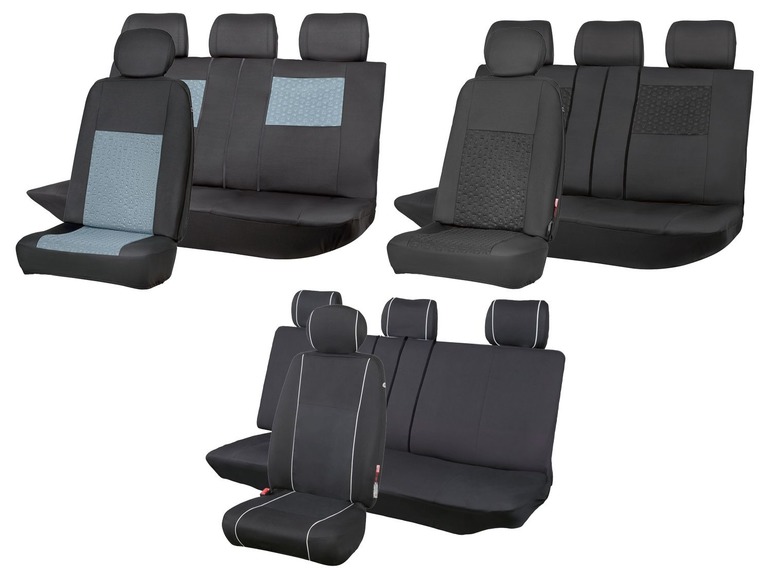 Pełny ekran: ULTIMATE SPEED® Pokrowce na siedzenia samochodowe, 14 elementów, 1 zestaw - zdjęcie 1