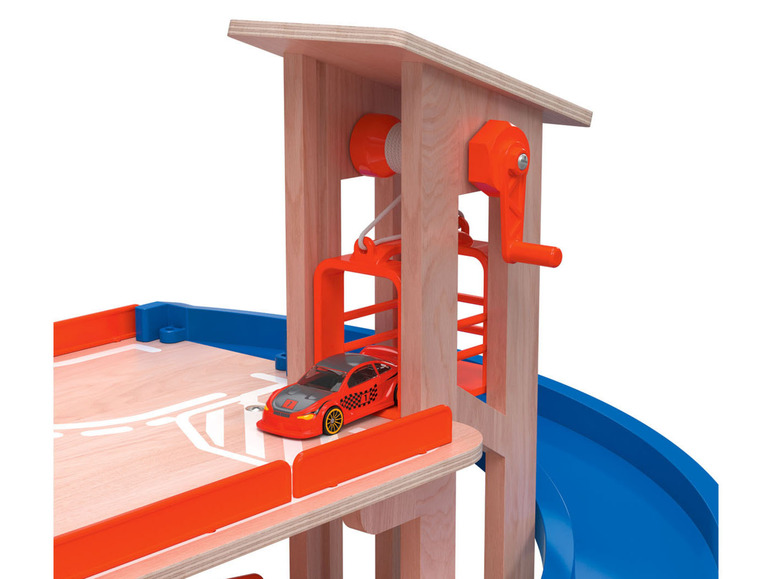 Pełny ekran: Playtive Zestaw do zabawy drewniany parking z elementami z tworzywa - zdjęcie 5
