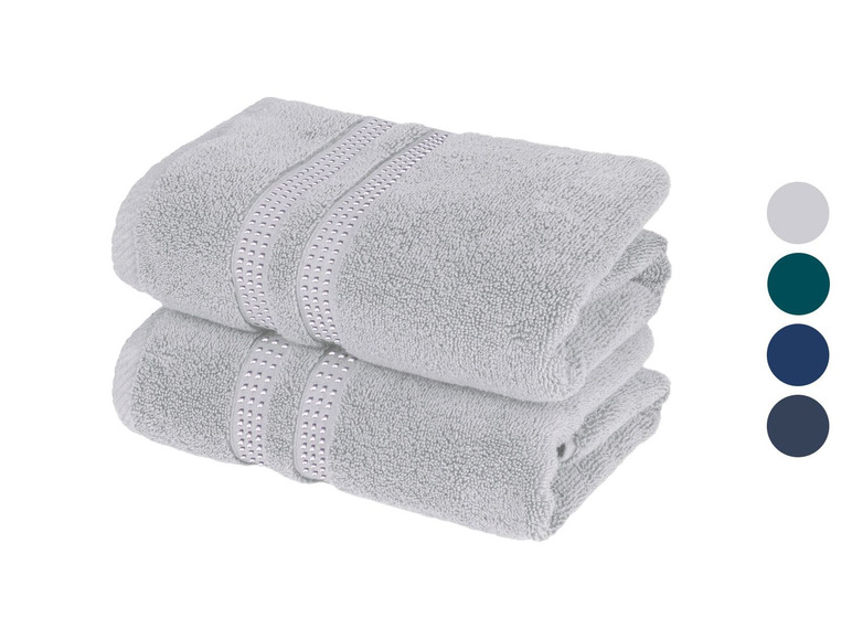 Pełny ekran: miomare Ręcznik frotté 50 x 100 cm, 2 sztuki - zdjęcie 1