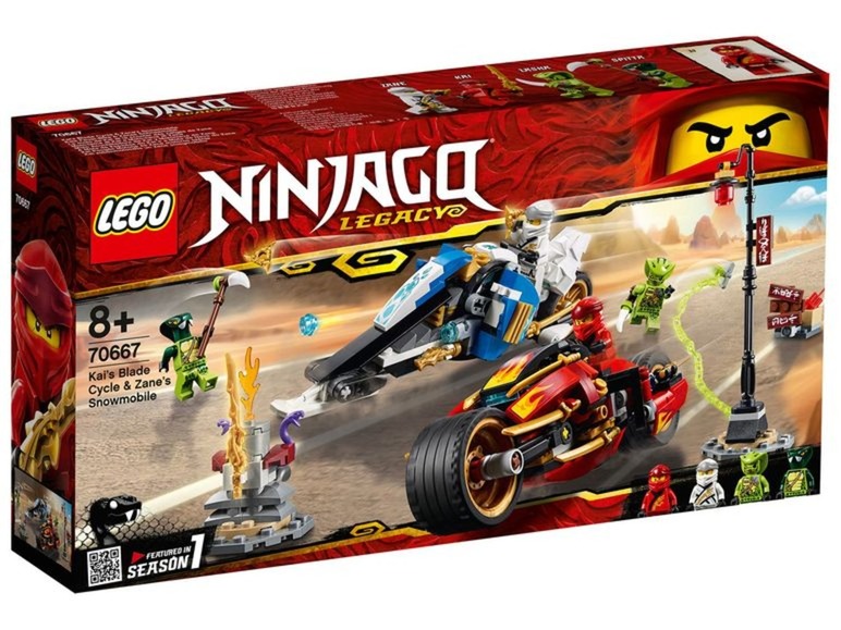Pełny ekran: LEGO® NINJAGO 70667 Motocykl Kaia i skuter Zane'a - zdjęcie 1