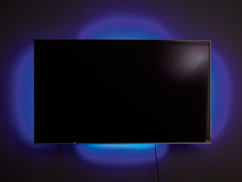 Pełny ekran: LIVARNO LUX Oświetlenie taśma LED do telewizora, 4 x 50 cm, z pilotem i zmianą kolorów - zdjęcie 2
