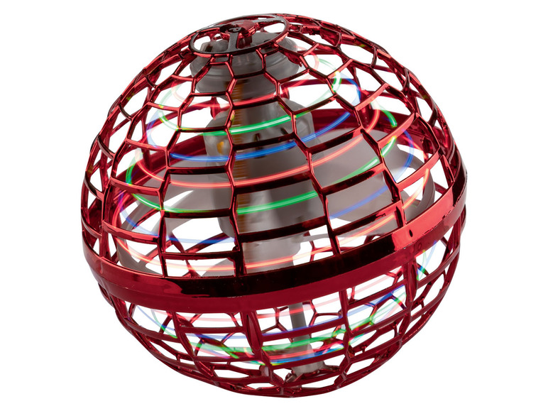 Pełny ekran: Lenco Latająca świecąca piłka LED z efektami świetlnymi - zdjęcie 10