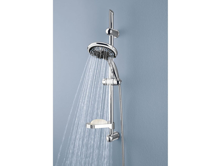Pełny ekran: miomare Zestaw prysznicowy z drążkiem, 5 rodzajów strumienia - zdjęcie 6