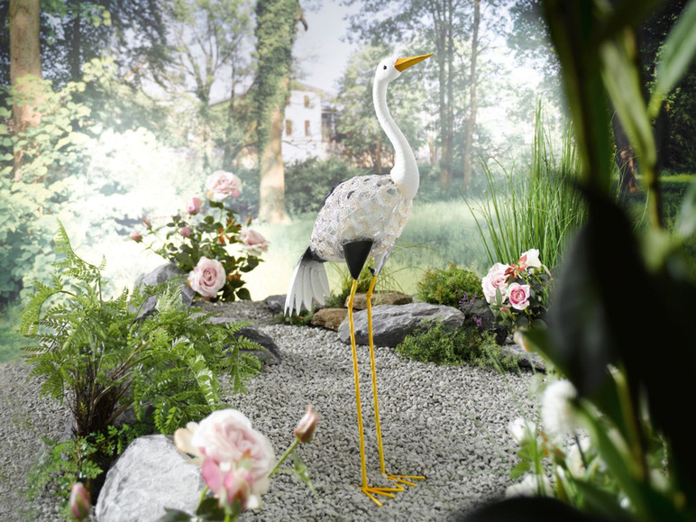 Pełny ekran: Melinera Figurka ogrodowa ptak solarna LED, 1 sztuka - zdjęcie 7