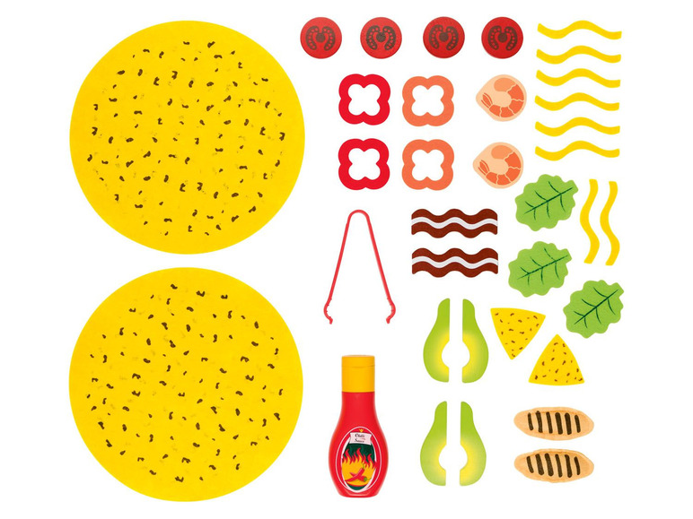 Pełny ekran: Playtive Zabawkowy zestaw jedzenia - burrito, 35 elementów - zdjęcie 2