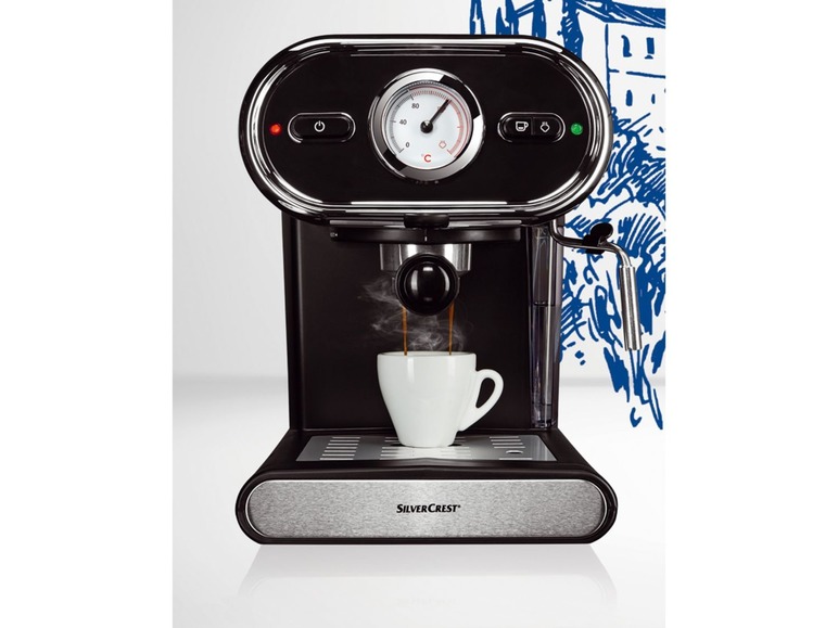 Pełny ekran: SILVERCREST® Ekspres ciśnieniowy do kawy SEM 1100 B3, 1100 W - zdjęcie 9