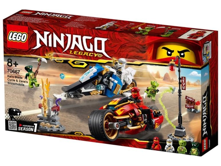 Pełny ekran: LEGO® NINJAGO 70667 Motocykl Kaia i skuter Zane'a - zdjęcie 2