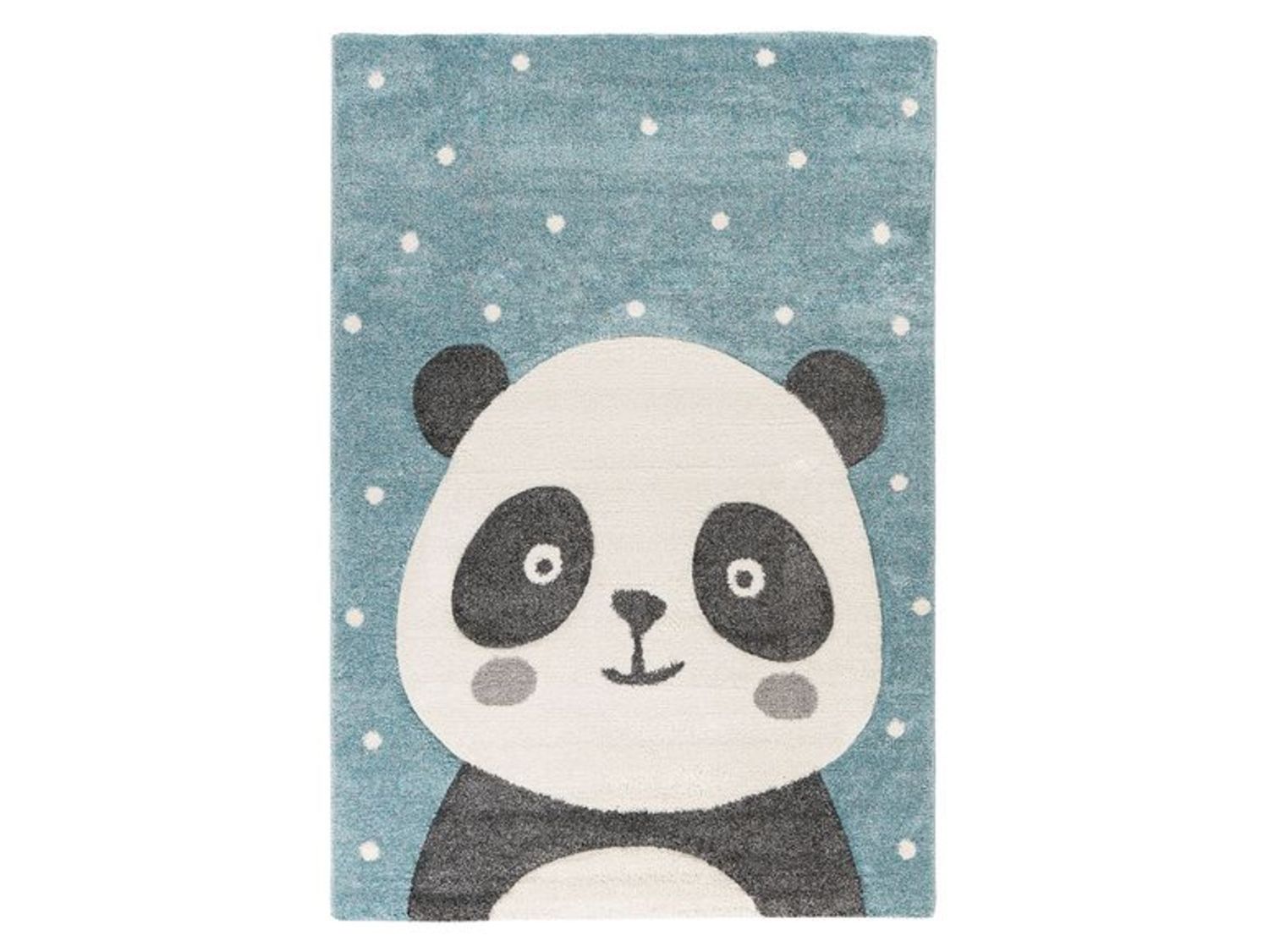 KAYOOM Dywan dla dzieci z motywem (Panda niebieska, 80cm x 150cm)