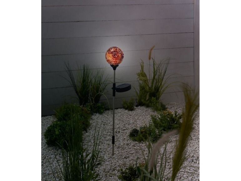 Pełny ekran: Melinera Solarna lampa ogrodowa kula LED Ø 9 cm, 1 sztuka - zdjęcie 11