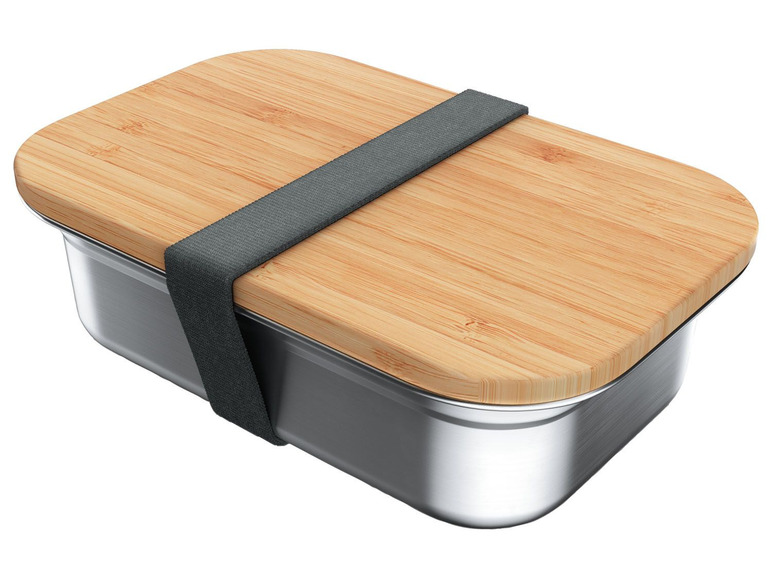 Pełny ekran: ERNESTO® Lunchbox śniadaniówka ze stali szlachetnej, 1 sztuka - zdjęcie 2