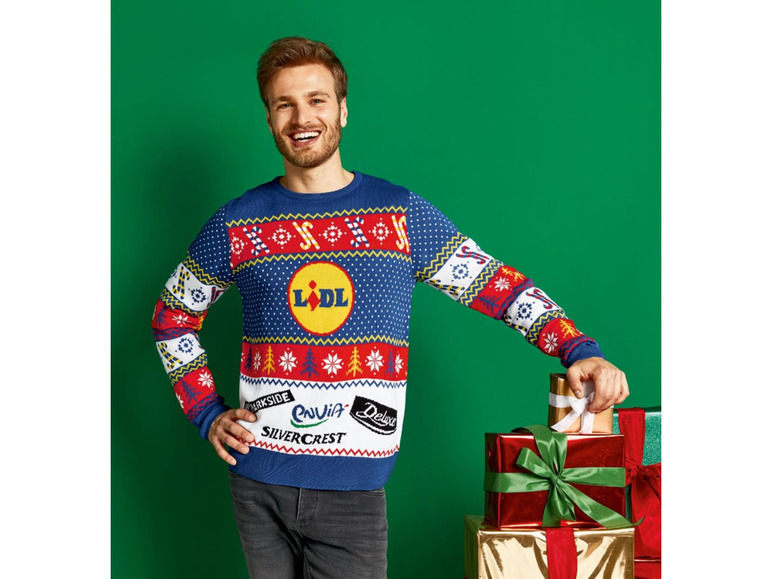 Pełny ekran: LIVERGY® Sweter świąteczny męski z kolekcji LIDL - zdjęcie 1
