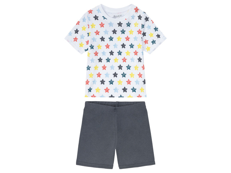 Pełny ekran: LUPILU® Piżama chłopięca z bawełny (t-shirt + spodenki), 1 komplet - zdjęcie 2