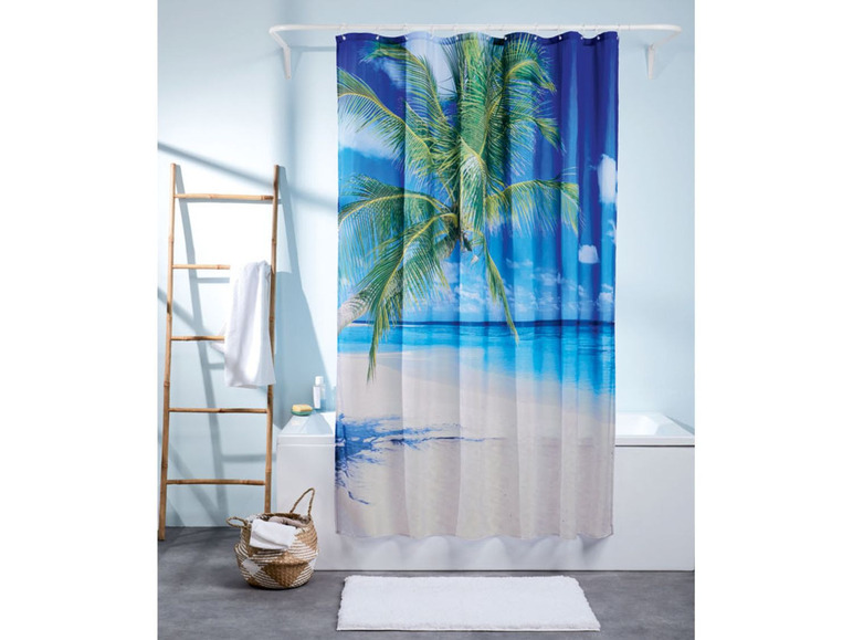 Pełny ekran: miomare Zasłona prysznicowa 180 x 200 cm, 1 sztuka - zdjęcie 5