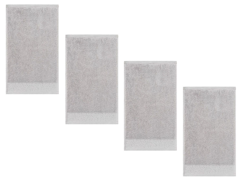 Pełny ekran: miomare Ręcznik 30 x 50 cm, 4 sztuki - zdjęcie 2