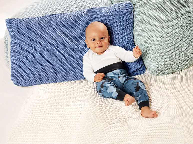 Pełny ekran: lupilu® Spodnie niemowlęce z biobawełny, 2 pary - zdjęcie 11