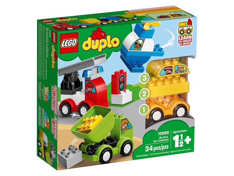 Pełny ekran: LEGO® DUPLO® 10886 Moje pierwsze samochodziki - zdjęcie 1
