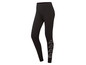 Czarne legginsy z logo Kappa.