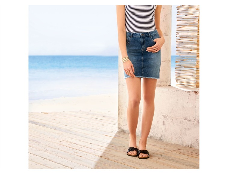 Pełny ekran: esmara® Spódnica damska jeansowa - zdjęcie 7