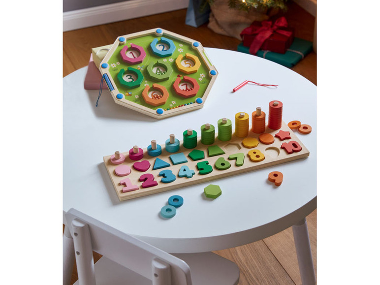 Pełny ekran: Playtive Drewniany zestaw Montessori do nauki liczenia - zdjęcie 3