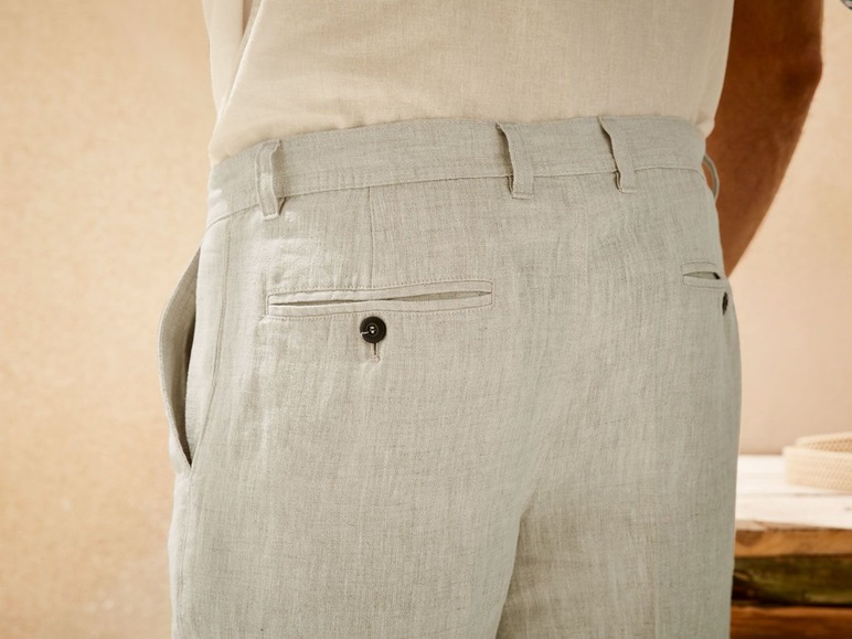 Pełny ekran: LIVERGY® Spodnie męskie lniane - zdjęcie 4
