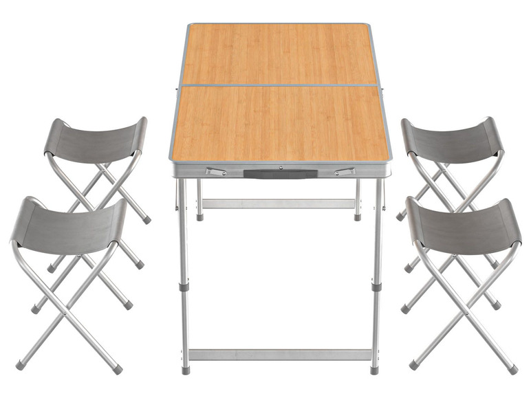 Pełny ekran: crivit Zestaw mebli składanych - stół i 4 stołki - zdjęcie 4